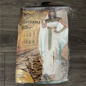 Spirit Cleopatra Kids Costume - White with Gold and Teal Accents